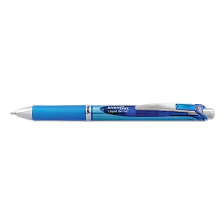 EnerGel RTX Gel Pen, Retractable, Medium 0.7 Mm, Blue Ink, Blue/Gray Barrel